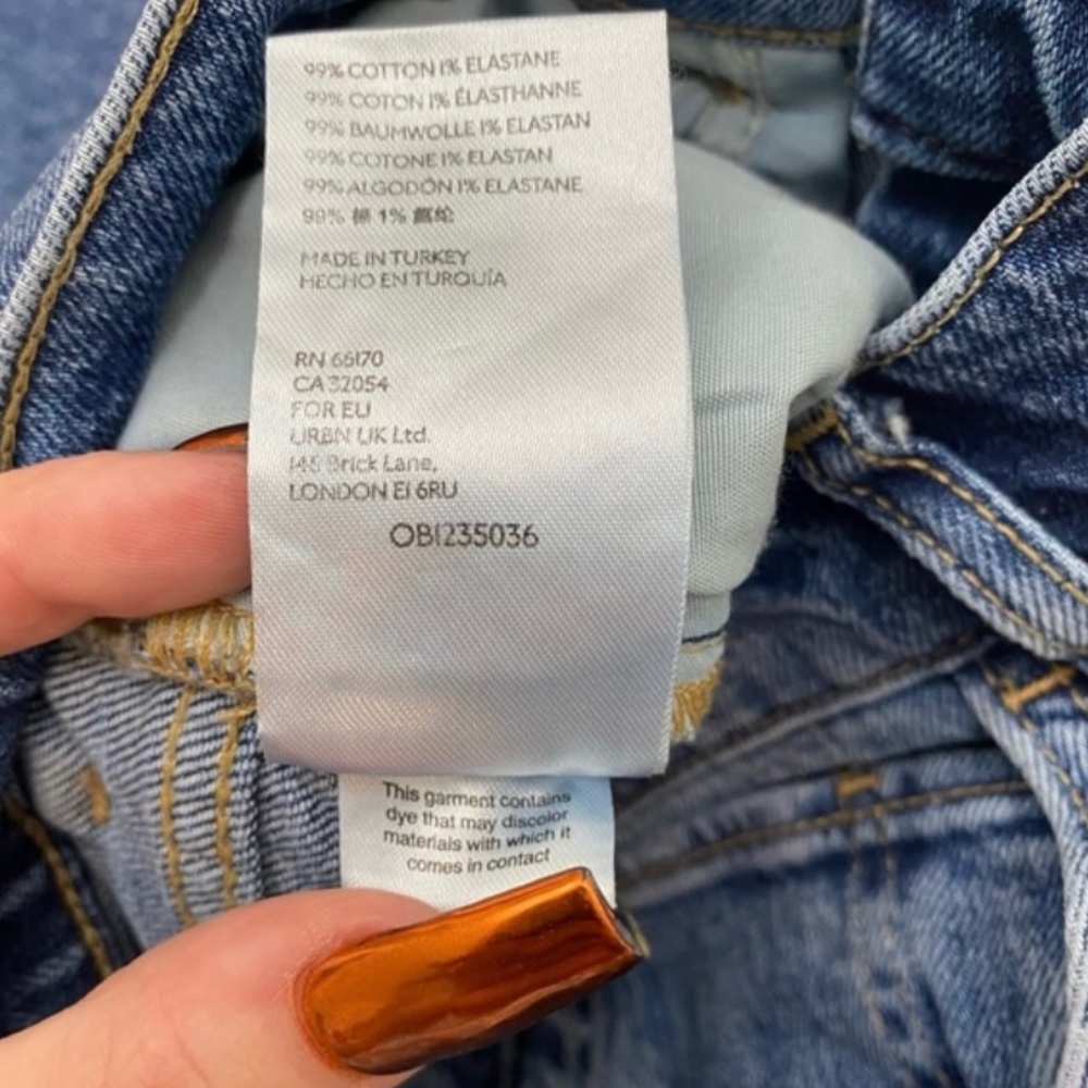 Free People French Gurl Flare Blue Jeans View 6
